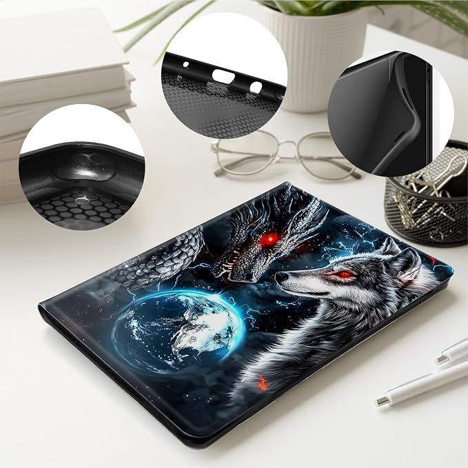 Case for All-New 7 Kindle Paperwhite 12th Gen 2024 &amp Kindle Colorsoft Signature EditionPU Leather Cover with Auto Sleep Wake FeatureAmerican Flag Eagle
