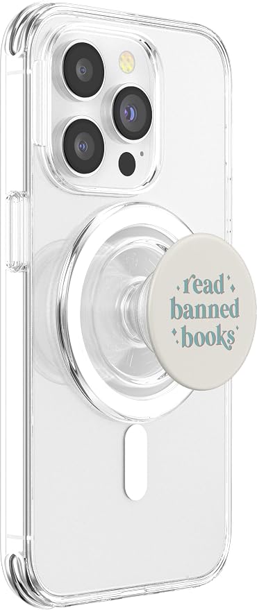 Read Banned Books - Vintage Retro Lettering PopSockets Standard PopGrip