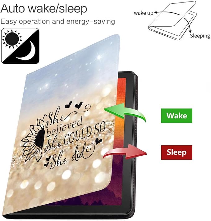 Case for Samsung Galaxy Tab S10 Lite/ S10 FE/ S9 FE 5G 10.9 Inch/ S9 11 Inch - Slim PU Leather Folding Stand Folio Cover with Auto Sleep/Wake American Flag &amp Bullets