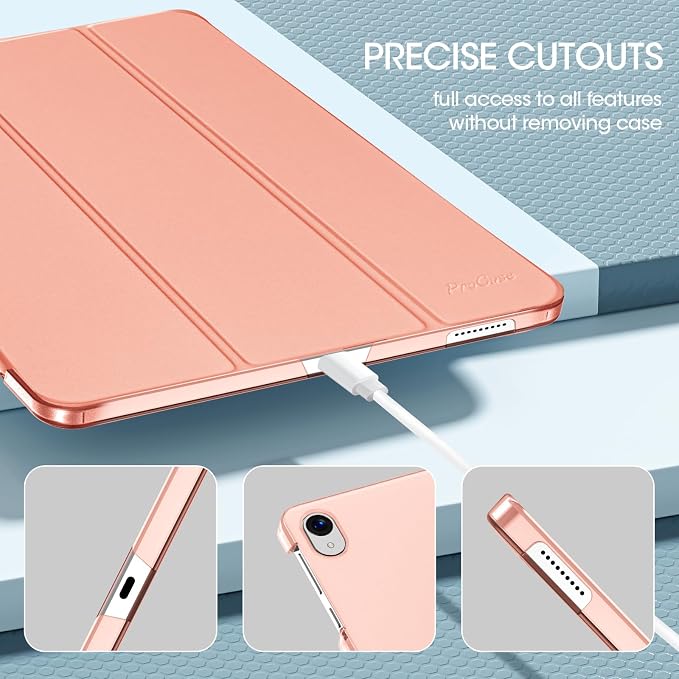 ProCase for Onn. 11 Inch Tablet Pro 2024 Case -Black | Slim Stand Hard Back Shell Protective Smart Cover for Onn. 11” Tablet Pro 2024 Model