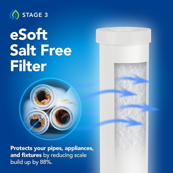E-3000 Whole House Salt-Free Water Softener & Filter