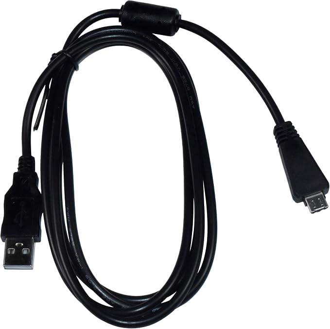 HQRP USB Data Cable Cord for Sony VMC-MD3 Cyber-Shot DSC-TX10 DSC-TX20 DSC-TX5 DSC-TX55 DSC-W560 DSC-W570 DSC-W580 DSC-HX100 DSC-T110 DSC-T99 Digital Camera