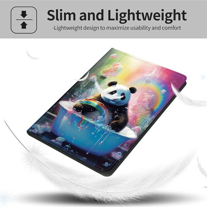 Case for iPad (A16) 11th Generation 11 Inch (2025)iPad 10th Generation 10.9 Inch (2022)PU Leather Slim Standing Smart Coverwith Auto Sleep/WakeBall on Fire
