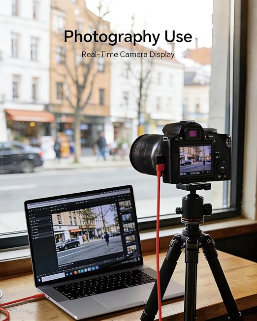 10ft-USB C Camera Transfer Cable USB 3.2 Gen2 10Gbps Data Transfer &amp Live View CordThickened Copper CoreIdeal for Pro Photographers Photo Enthusiasts &amp Vloggers
