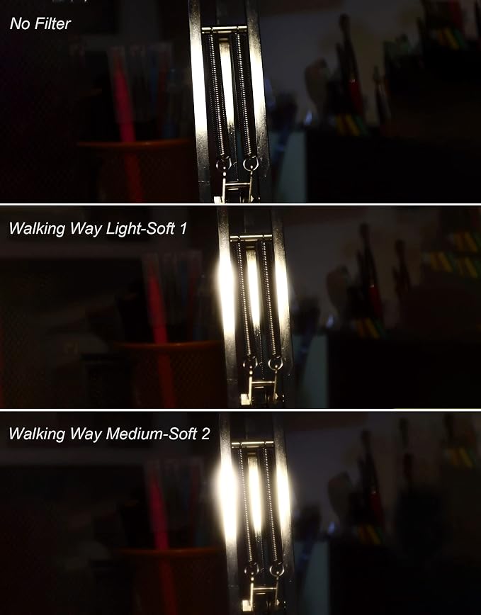 WalkingWay White Mist 52MM Soft Focus Filter Set