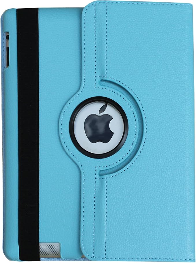 Case for iPad 9.7 2018/2017 Rotating Stand Smart Magnetic Auto Wake Up/Sleep Cover for A1893 A1954 A1822 A1823 MP2G2LL/A MP2J2LL/A MPGT2LL/A MPGW2LL/A MP2F2LL/A MP2H2LL/A (Crocodile)
