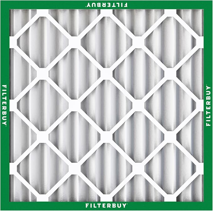 Filterbuy 20x20x2 Air Filter MERV 8 Essential Dust & Allergy Defense,