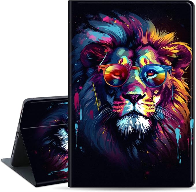 Case for iPad Air 11-inch (M4 2026 / M3 2025 / M2 2024) iPad Air 5th/4th Gen (2022/2020) 10.9 Slim PU Leather Folio Stand &amp Auto Sleep/Wake Protective Smart Cover Tree Fluorescent