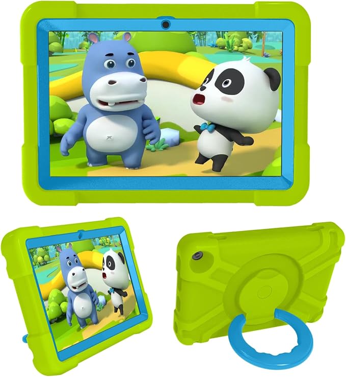 AKABEILA Compatible with Amazon Fire HD 8 2020/2022 Tablet Case，Rugged Kids Case with Stand Lightweight Shockproof Kids Friendly Tablet Cover Black