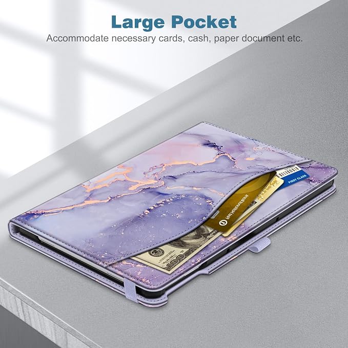 Fintie Case for Google Pixel Tablet 11 inch 2023 Multi-Angle Viewing | Protective Stand Cover with Pocket &amp Pencil Holder Compatible with Charging Speaker Dock Blossom
