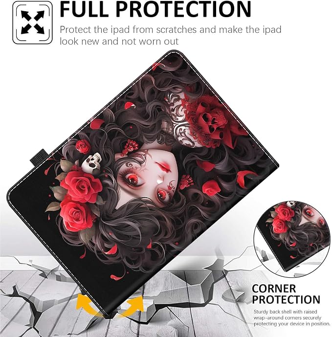 Case for Amazon Fire Max 11 Tablet (13th Generation 2023 Release) Multi-Angle Smart Stand Cover Auto Sleep/Wake for Fire 11 Max Tablet，African American Women Inspirational Quotes