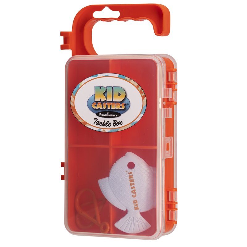 Kid Casters Tangle-Free Telescopic Fishing Rod, Tackle Box & Back Pack Complete Kit (Krazy Print)