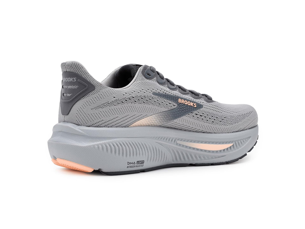 Brooks Women's Ghost 17 Alloy/Blackened Pearl/Peach 9.5 Medium