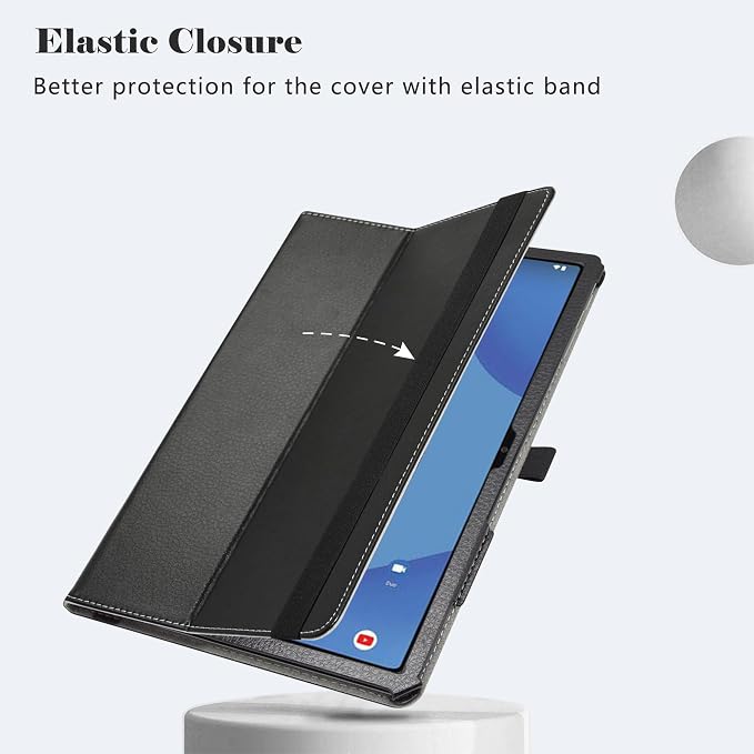 LiuShan Compatible with Onn 10.4 Tablet Pro Case 2023PU Leather Slim Folding Stand Cover for Onn 10.4 inch Tablet Pro Tablet (2023 Model No.100110603)Black