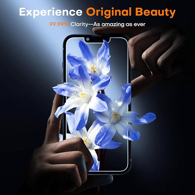 TOCOL for iPhone Air Screen Protector 9H Hardness Military Grade Shatterproof HD Tempered Glass Full Coverage Easy Installation 2 Pack