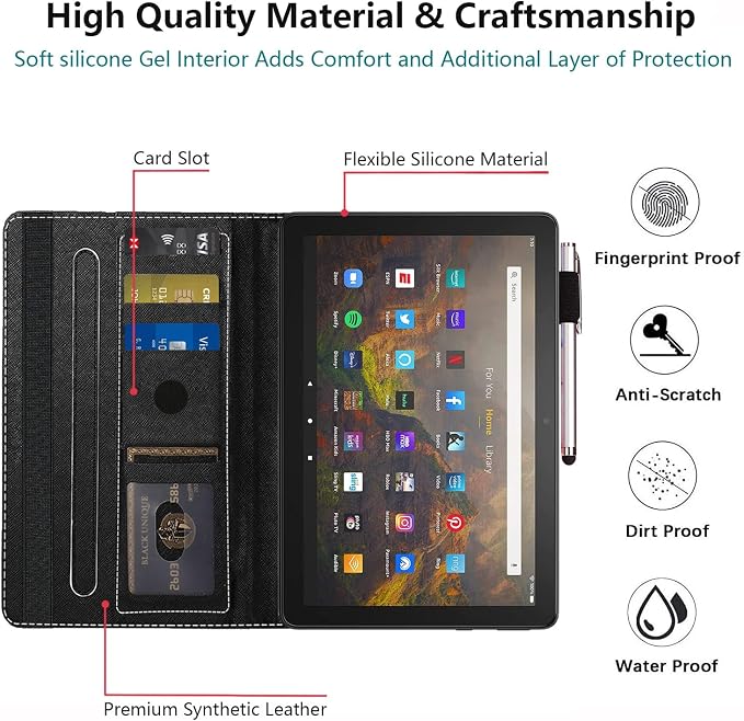 Case for All-New Amazon Fire Max 11 Tablet (13th Generation 2023 Release) Multi-Angle Stand Smart Protective Cover with Auto Wake/Sleep Flamingo