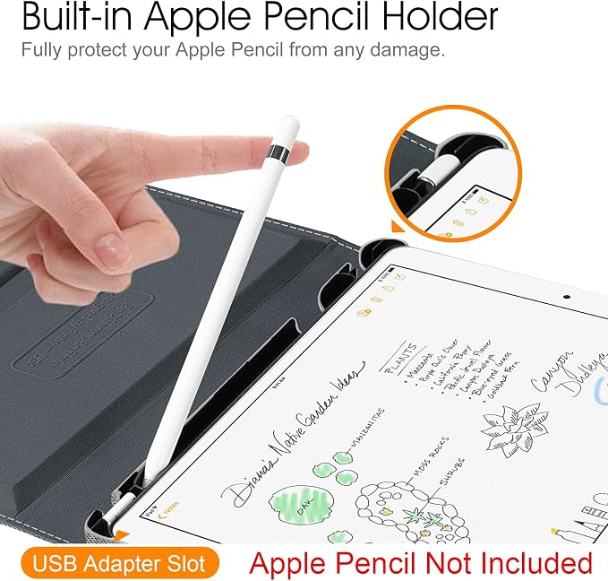 Fintie Rotating Case for iPad Air 3rd Generation 2019 / iPad Pro 10.5 2017 | 360° Swivel Stand Landscape &amp Portrait Viewing Shockproof Protective Cover Pencil Holder Auto Sleep/Wake Black