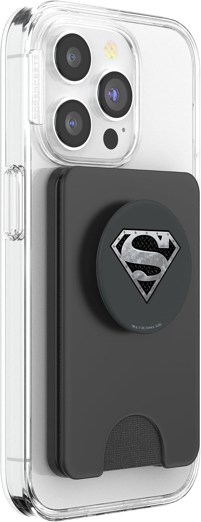 Superman Super Metallic Shield PopSockets Adhesive PopGrip