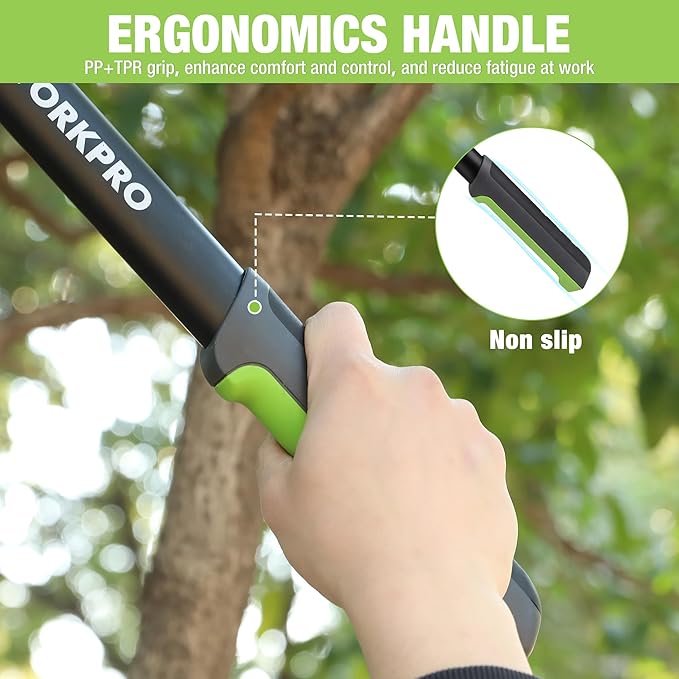 WORKPRO 28" Anvil Lopper for Gardening, Long handle Branch Cutter with 1.6" Cutting Capacity, Heavy-Duty Pruning Shear Featuring Gear System for Tree Trimming, Handheld Garden Shear with Sharp Blade