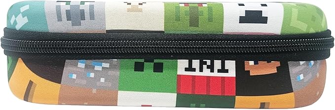 Minecraft Molded Pencil Case with Zipper Closure