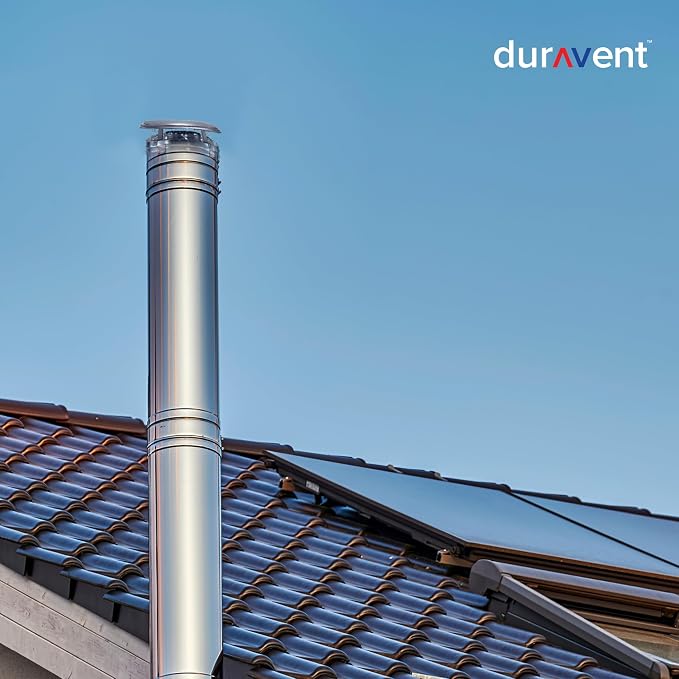 DuraVent DuraPlus 8 Inch Stainless Steel Round Chimney Cap