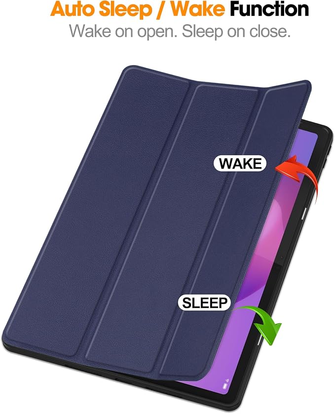 YRH for Idea Tab Pro 12.7 inch Case 2025 with Pen Holder Soft TPU Back Tablet Cover Case with Auto/Sleep (Black)