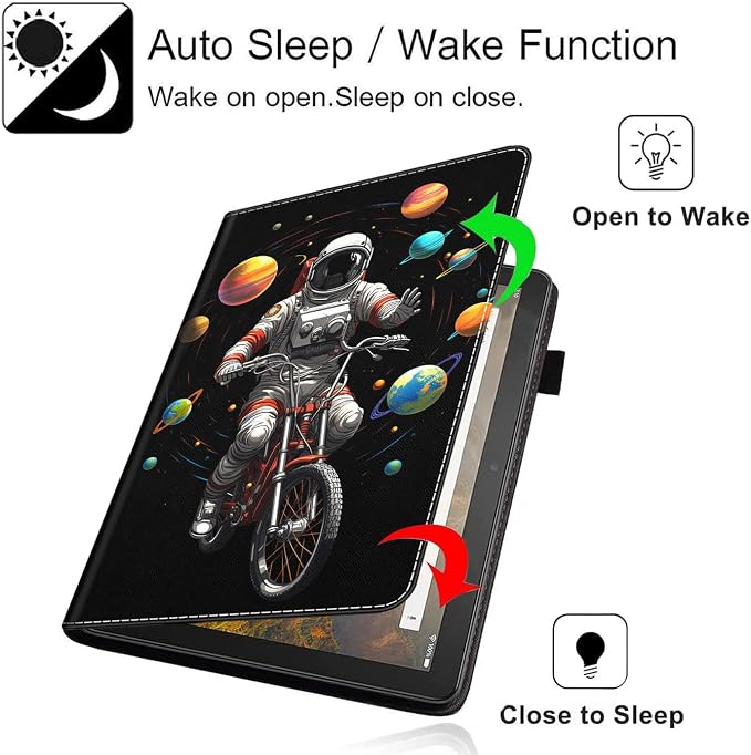 Case Cover for Amazon All-New Kindle Fire 7 Tablet (2022 Release-12th Generation) Latest Model 7 Slim Folding Stand Cover with Auto Wake/Sleep Dancing Skeleton in Mexican Costume