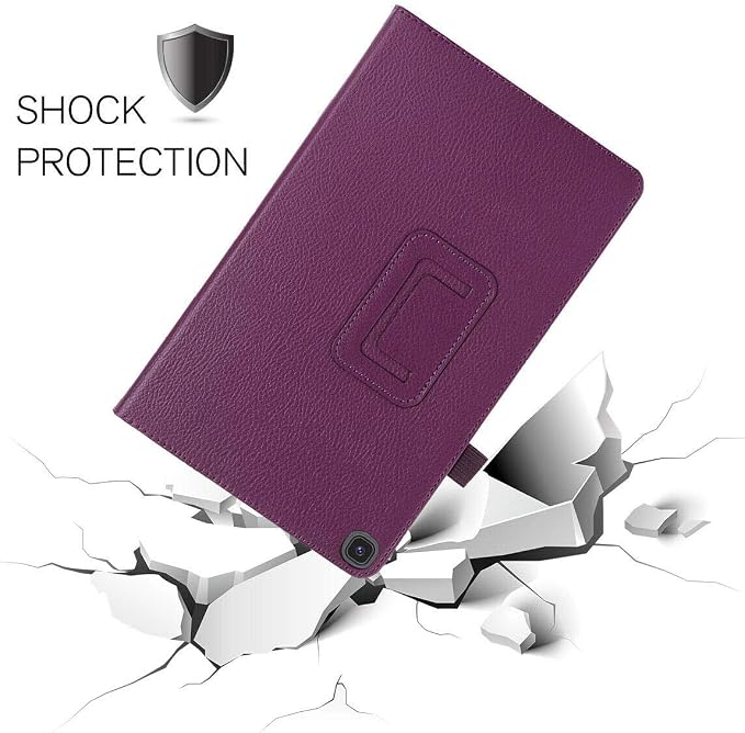 Case for T-Mobile REVVL Tab 2 5G 10.1 Inch Tablet 2025 Released - Lightweight Folio PU Leather Cover with 1 Random Stylus (Galaxy)