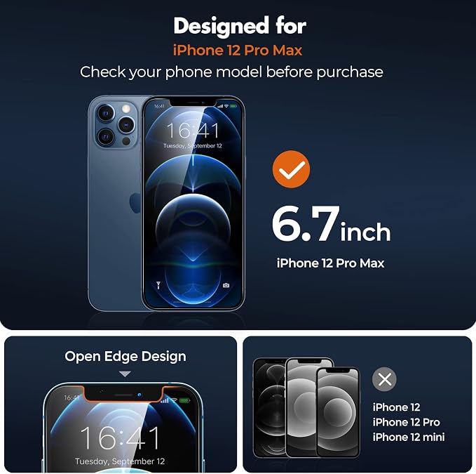 UNBREAKcable 2 Pack Privacy Screen Protector for iPhone 11 Pro Max/Xs Max Shatterproof Tempered Glass [True 28°Anti Spy] [9H Hardness] [Easy Installation] Protector for Apple 6.5