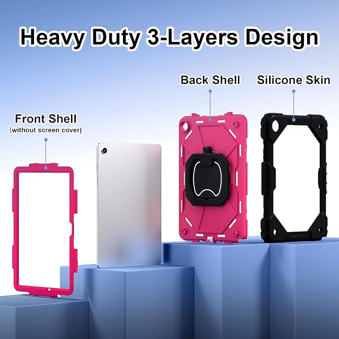 Dteck Case for Samsung Galaxy Tab A 8.0 (2015) Tablet SM-T350/355/357 Case 8 Inch PU Leather Lightweight Folio Case with Card Slots/Stand Features Cute Cartoon Protective Cover Purple Butterfly
