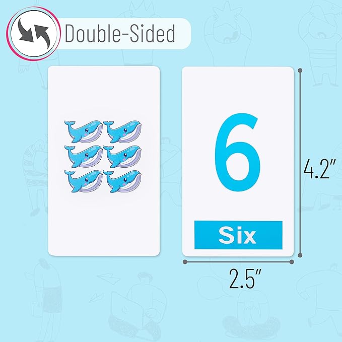 Mr. Pen Alphabet Flash Cards for Toddlers - Double-Sided, 58 Picture Cards, ABC & Number Flash Cards
