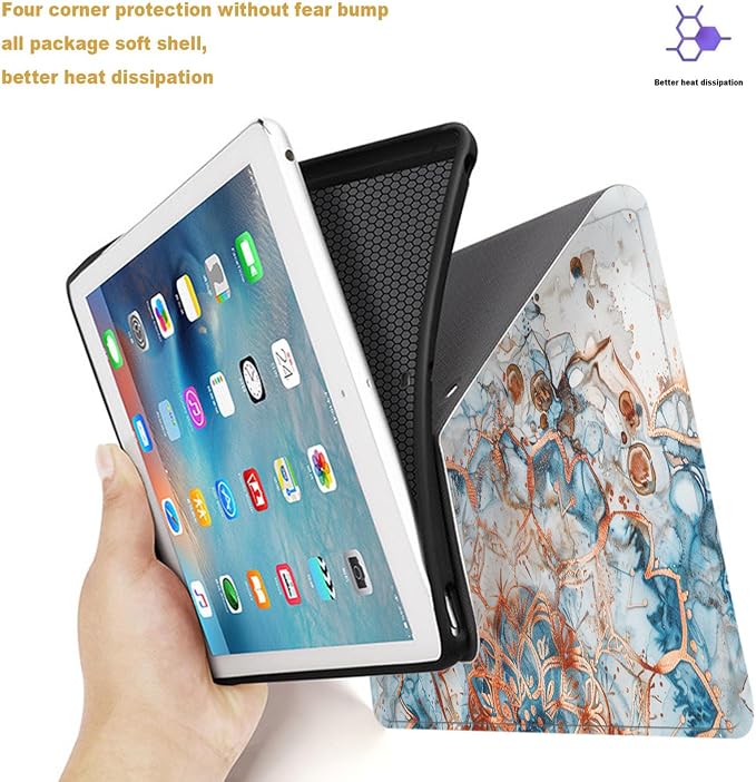 Tablet Case for 6 All-New Kindle (11th Generation2024/2022 Release)Shockproof Protective Cover with StandAuto Wake/SleepAmerican Flag Deer