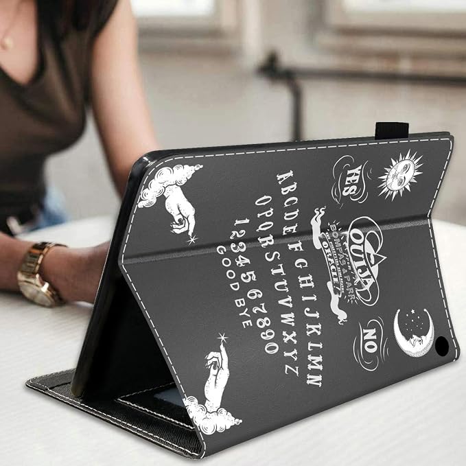 Case for Amazon Kindle Fire HD 10 &amp Fire HD 10 Plus Tablet (11th Generation 2021 Release) Premium PU Leather Stand Cover with Smart Auto Wake American Flag Deer