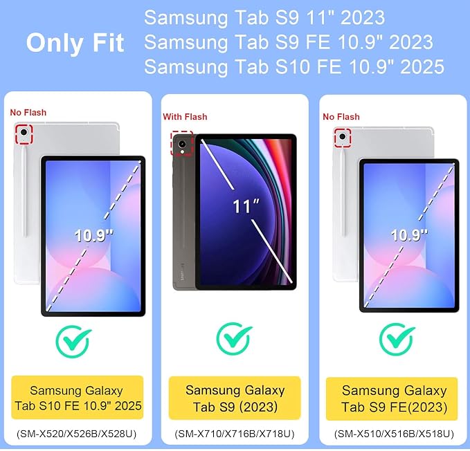 Case for Samsung Galaxy Tab A9 8.7-Inch 2023 Slim PU Leather Stand Cover with Auto Wake/Sleep Multi-Angle Viewing &amp Shockproof Adorable Bear
