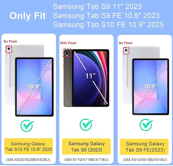 Case for Samsung Galaxy Tab A9 8.7-Inch 2023 Slim PU Leather Stand Cover with Auto Wake/Sleep Multi-Angle Viewing &amp Shockproof Adorable Bear