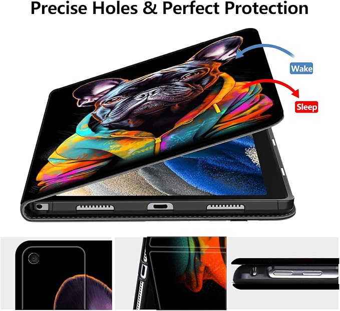 DIGTIALLL Case for Amazon Kindle Fire 7 Inch Tablet (9th/7th/5th Generation 2019/2017/2015 Release) PU Leather Smart Protective Cover with Auto Sleep/WakeBeach Palm Trees