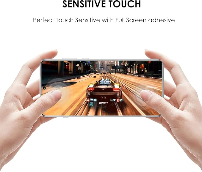 Screen Protector for OnePlus 13 [3 Pack] Tempered Glass UV Set 9H Hardness Scratch Resistant Sensitive Touch Full edge-to-edge coverage with a seamless fit