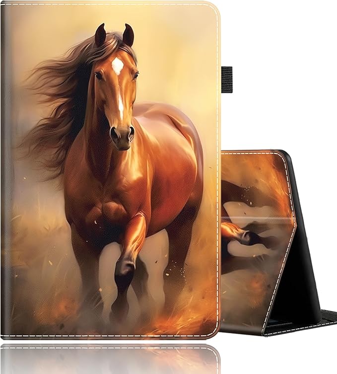 Case Fits All-New Amazon Kindle Fire HD 10 &amp 10 Plus Tablet (13th/11th Generation 2023/2021 Release) 10.1 Durable Shockproof Protective Cover with Auto Wake/Sleep，Black Woman Queen Afro Design