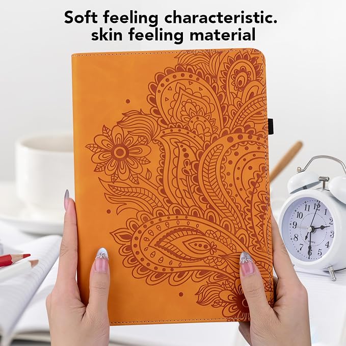 Case for Samsung Galaxy Tab A11 Plus/ A9 Plus 11 Inch PU Leather Multi-Angle Viewing Protective Cover with Card Slots - Blue