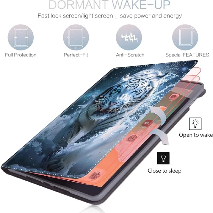 Case for Samsung Galaxy Tab S10 FE Plus 13.1 Inch 2025 Model (SM-X620/X626)Slim Folding Stand Cover with Auto Wake/Sleep for Samsung Galaxy Tab S10 FE Plus ，Painting Autumn Trees