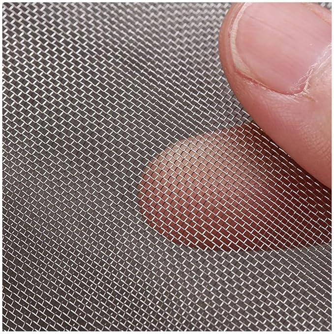 MRYBD 304 Stainless Steel Woven Wire Mesh Small 1mm Hole Fine Wire Mesh