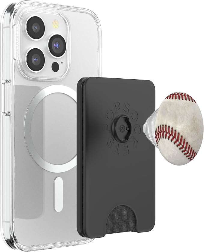 Baseball Distressed Ball Sports Team Phone Holder PopSockets Adhesive PopGrip