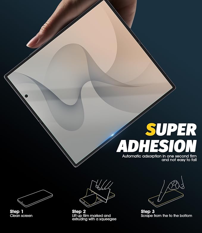 Orzero 6 in 1 Compatible for Samsung Galaxy Z TriFold 2 Pack TPU Inner Screen Protector + 2 Pack Glass Front Screen Protector + 2 Pack Glass Camera Lens Protector HD Bubble-Free Anti-Scratch