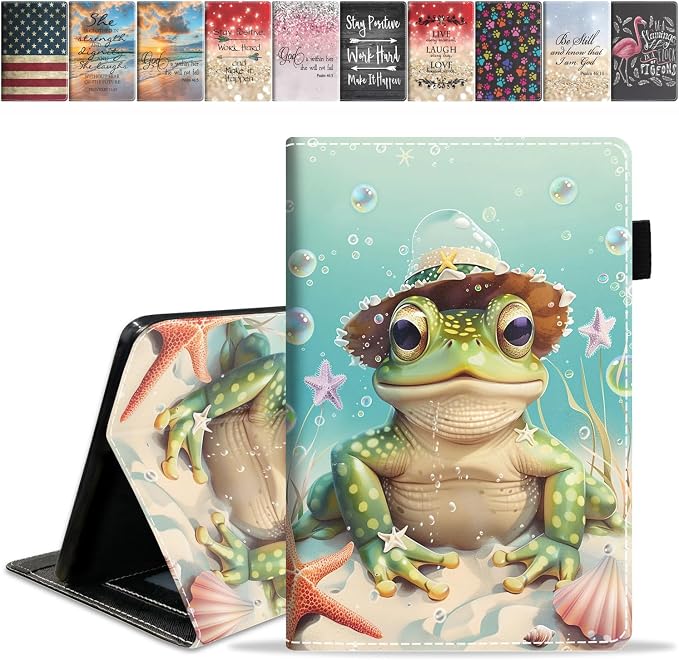 Case for Amazon Kindle Fire HD 8/Fire HD 8 Plus Tablet (12th/10th Generation 2024/2022/2020 Release) Slim PU Leather Cover with Card Slot &amp Auto Wake/Sleep African American Women