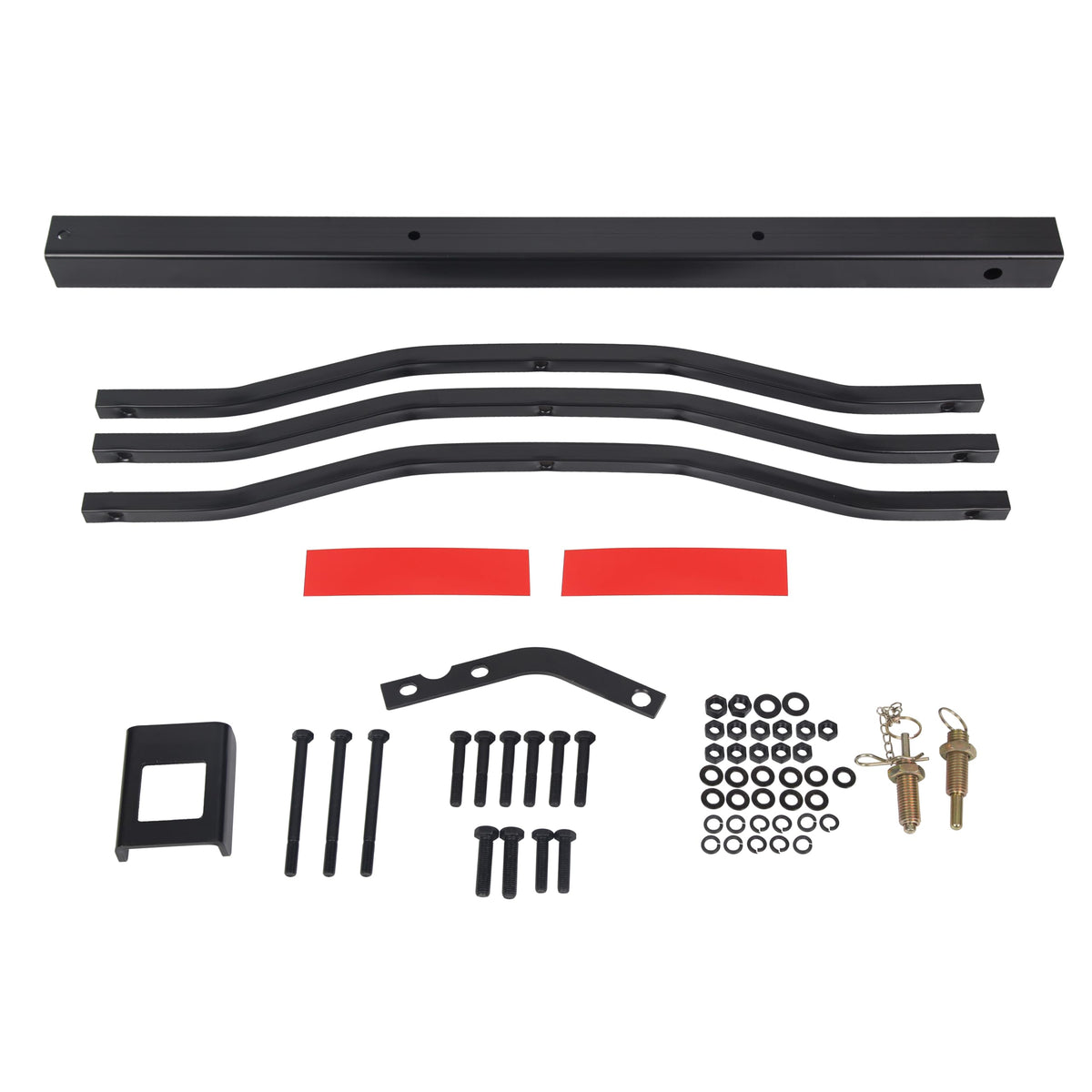 ALMULOO Hitch Mount Carrier with Folding Ramp for Wheelchairs and Lawn