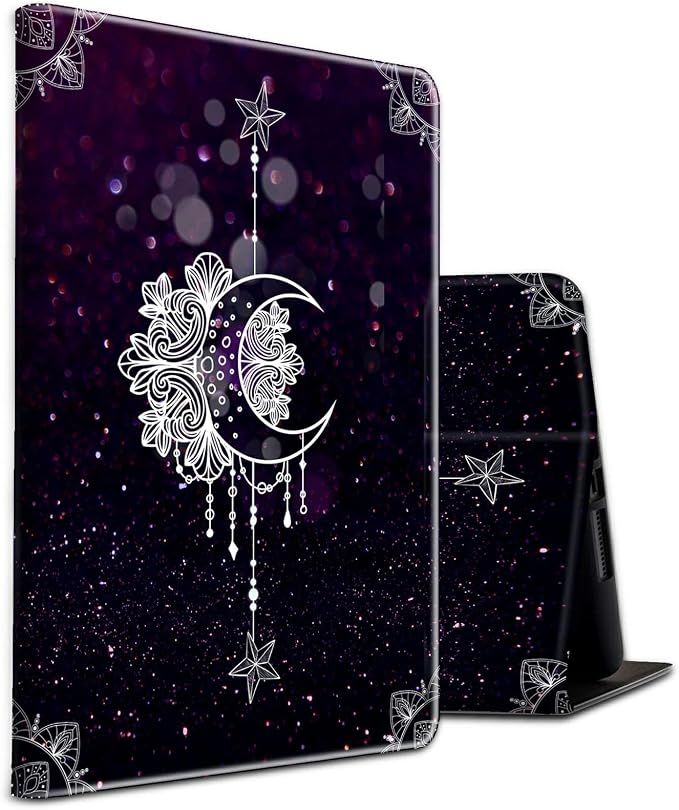 for 10.1 Amazon Fire HD 10 Tablet (13th Generation 2023 Release)PU Leather Multi-Angle Anti Slide Stand Cases with Auto Wake/SleepAnimals Dog Paws Galaxy