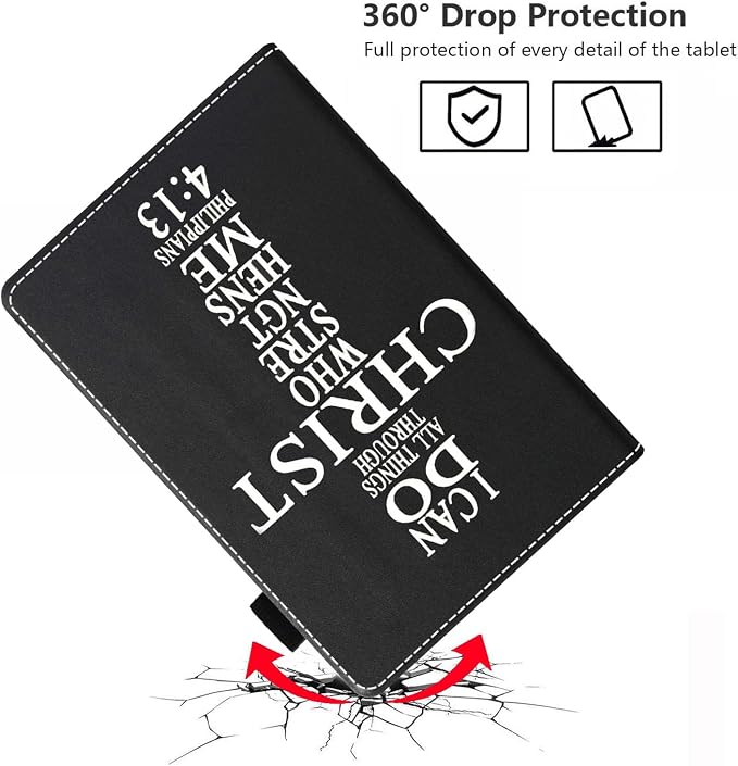 Case for Amazon Fire HD 8/Fire HD 8 Plus Tablet (12th/10th Generation 2024/2022/2020 Release) Premium PU Leather Cover with Auto Sleep Wake African Women