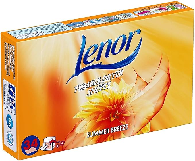 Bounce/Lenor Summer Breeze 40 Tumble Dryer Sheets 100g