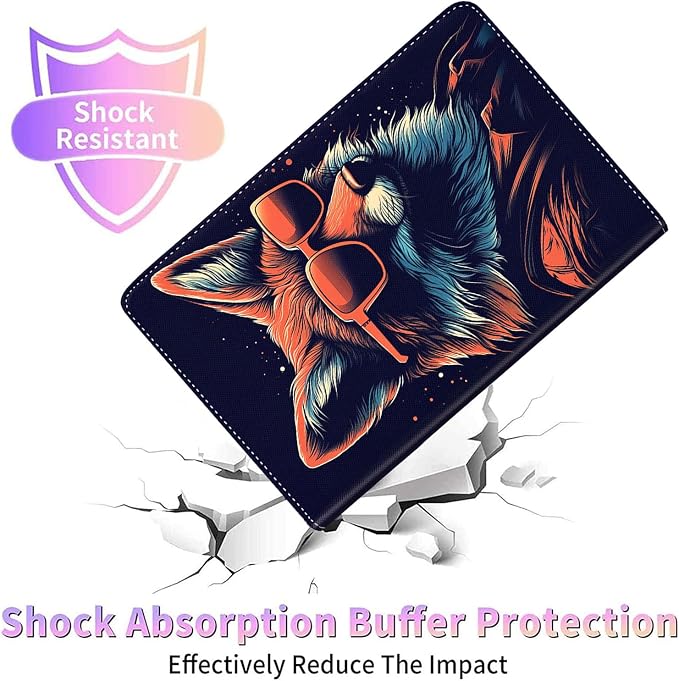 Case for Galaxy Tab A9 Plus ， Auto Sleep/Wake Multi-Angle Viewing Slim Folio Stand Cover for Samsung Galaxy Tab A9+/A9 Plus 11 Inch 2023 (SM-X210/X216/X218) Magic Mushrooms Fungus