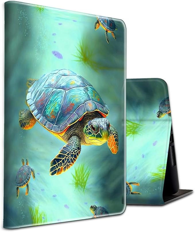 for 10.1 Amazon Fire HD 10 Tablet (13th Generation 2023 Release)PU Leather Multi-Angle Anti Slide Stand Cases with Auto Wake/SleepAnimals Dog Paws Galaxy
